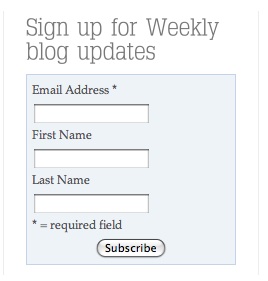 MailChimp WordPress Sign-Up Widget